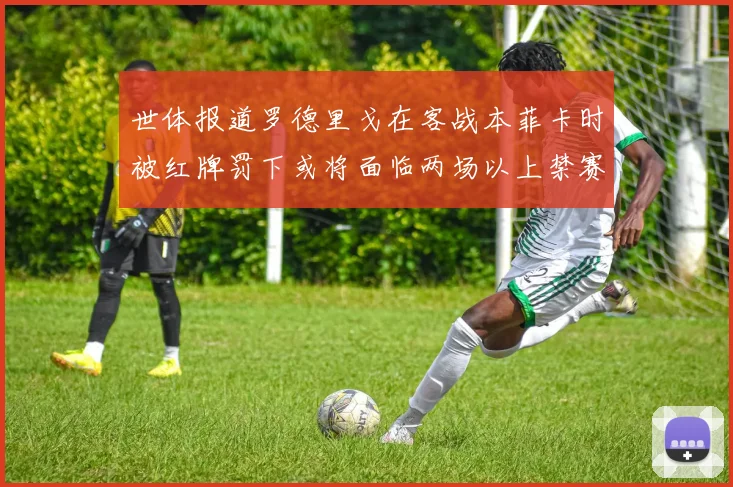 世体报道罗德里戈在客战本菲卡时被红牌罚下或将面临两场以上禁赛处罚